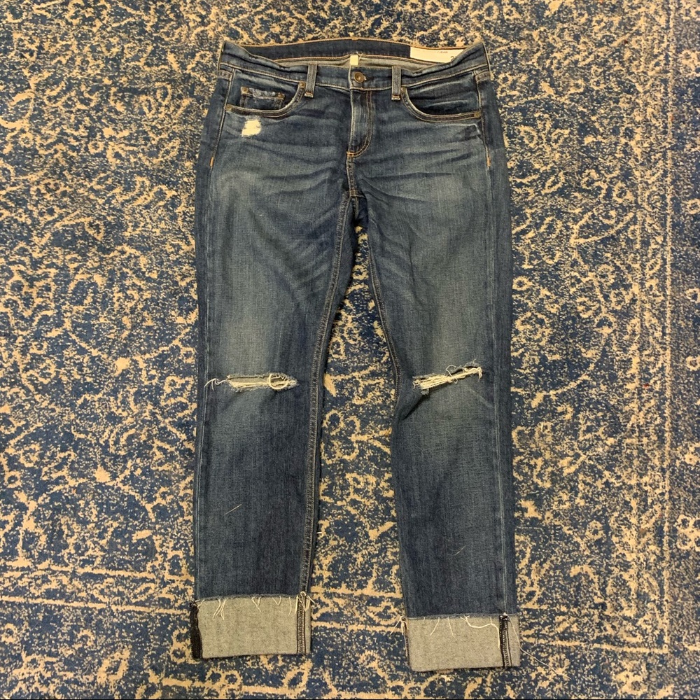 Rag & Bone distressed boyfriend jeans